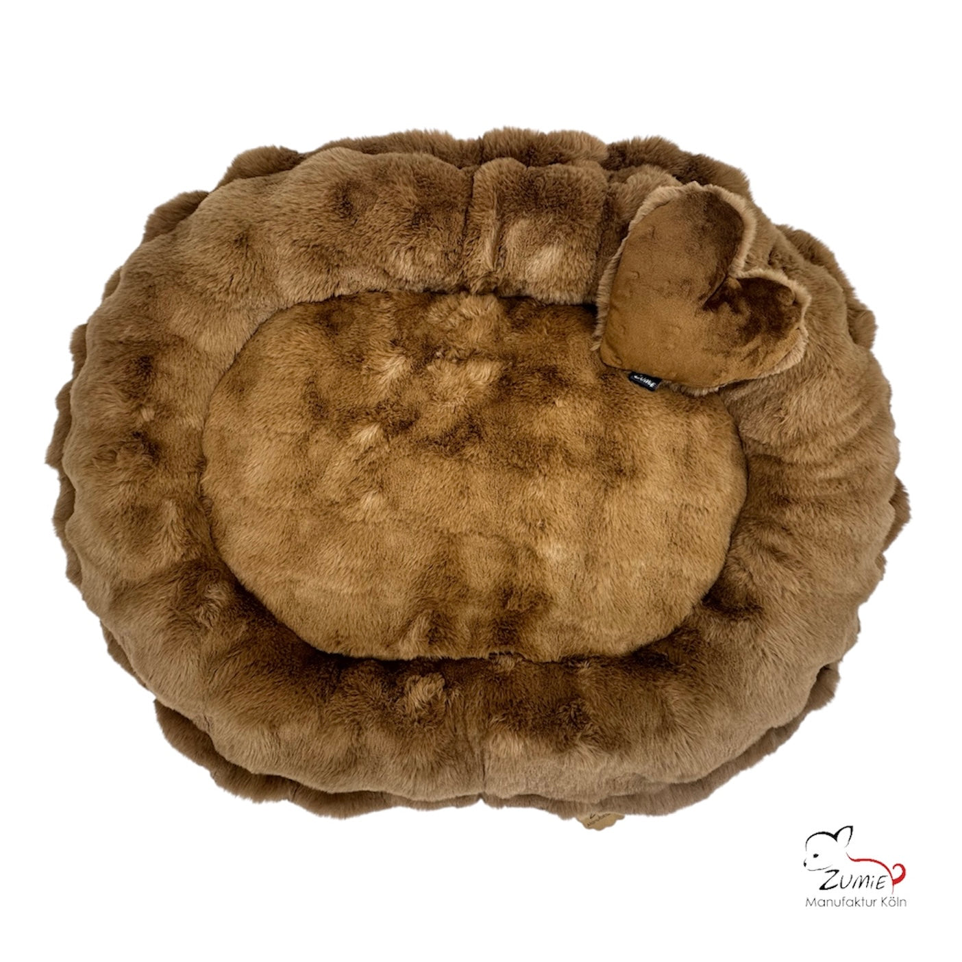Pompeux Hunde Bodenkissen Oval, Gr. M ca.80cm x 65cm, Farbe Braun