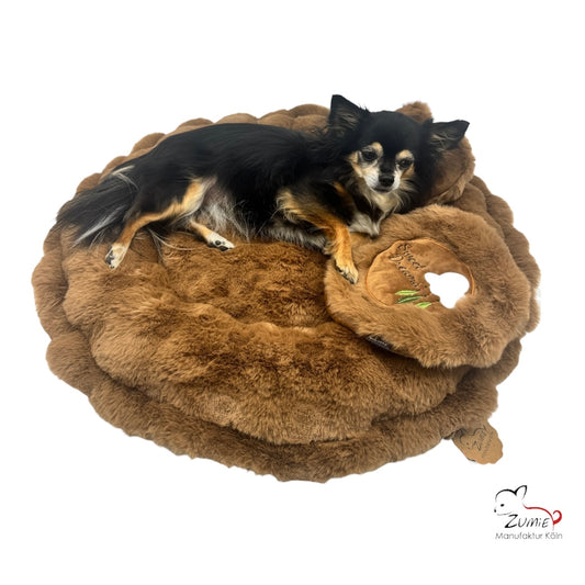Kuscheliger Wärmekissen-Bezug für Deinen SnuggleSafe, Farbe Braun
