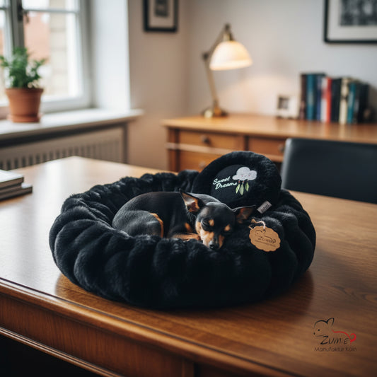 Kuscheliger Wärmekissen-Bezug für Deinen SnuggleSafe, Farbe Schwarz