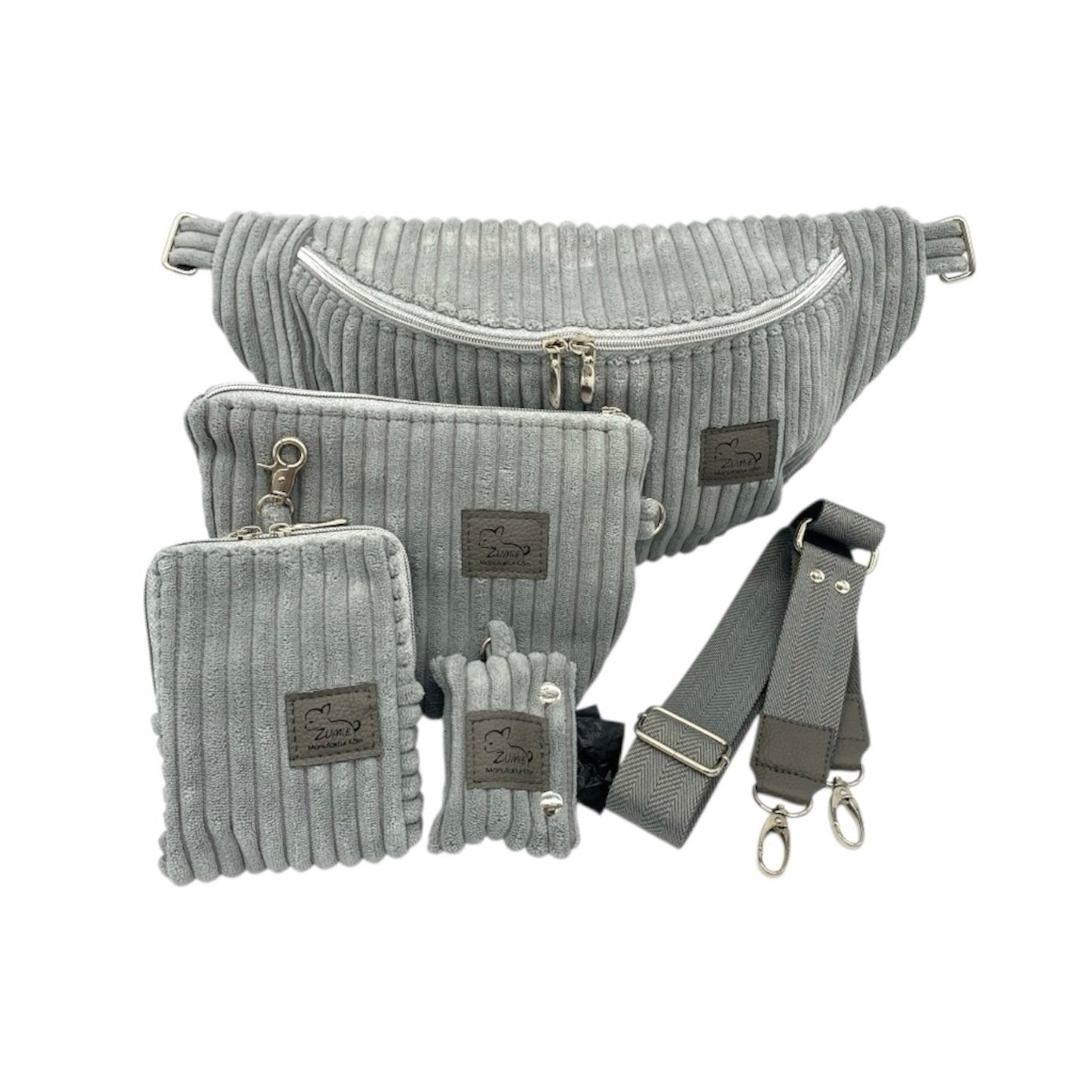 Handgemachte Cord-Taschen aus der ZUMiE Manufaktur Köln – Crossbody Bag, Utensilos und Leckerlitäschchen