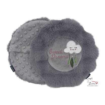 Kuscheliger Wärmekissen-Bezug für Deinen SnuggleSafe, Farbe Grau