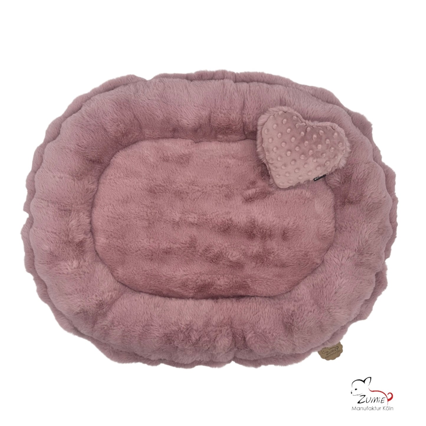 Pompeux Hunde Bodenkissen Oval, Gr. M ca.80cm x 65cm, Farbe Rosa