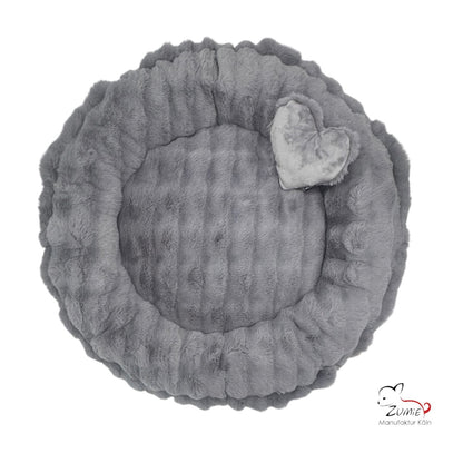 Pompeux Hunde Bodenkissen Rund, Gr.M ca.75cm, Farbe Grau