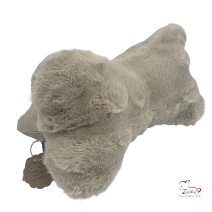 ZUMiE Leseknochen Kollektion Pompeux, Bestickung "Kuschelzone", Farbe Beige