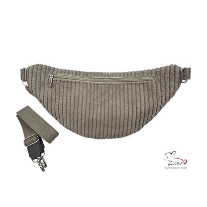 ZUMiE Crossbody Bag Gr.XL / Gassitasche, Farbe Beige