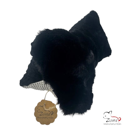 ZUMiE Leseknochen Kollektion Pompeux, Bestickung "Chillout Zone", Farbe Schwarz