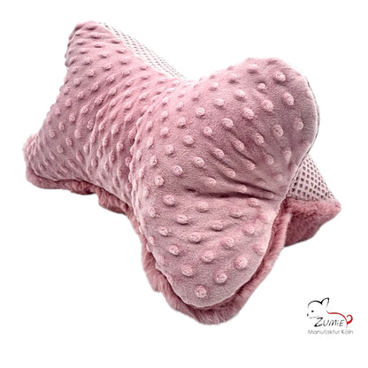 ZUMiE Leseknochen Kollektion Pompeux, Bestickung "Lieblingsmensch", Farbe Dusty Rosa