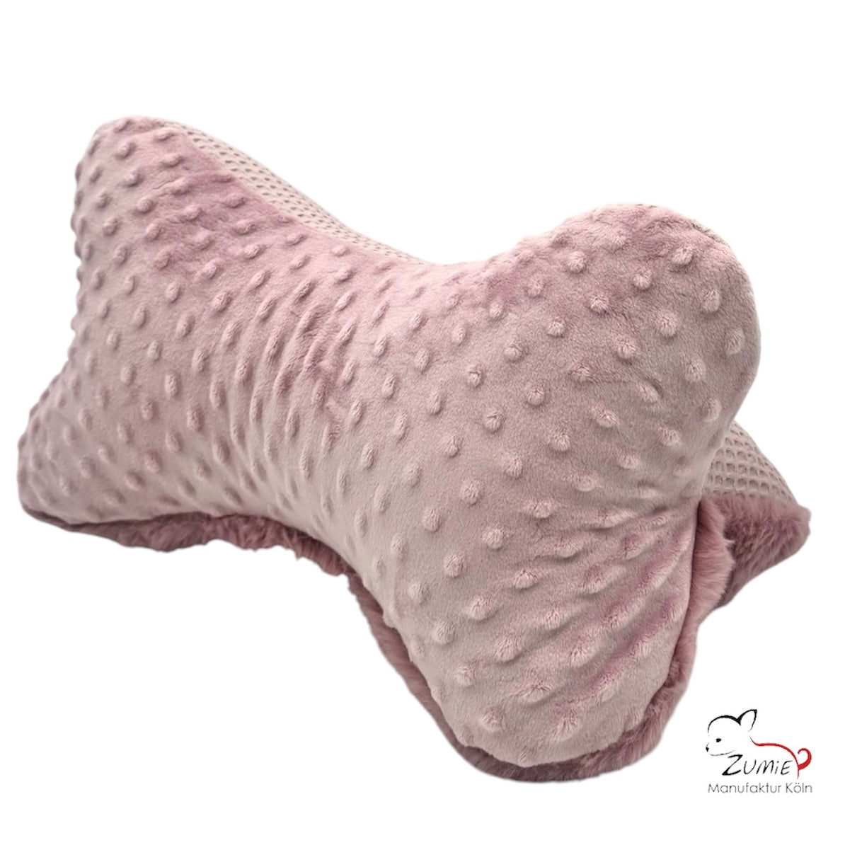 ZUMiE Leseknochen Kollektion Pompeux, Bestickung "Chillout Zone", Farbe Dusty Rosa