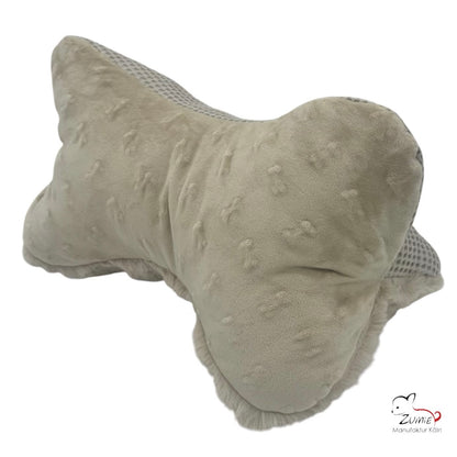 ZUMiE Leseknochen Kollektion Pompeux, Bestickung "Pfotenliebe", Farbe Beige