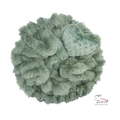 Pompeux Thermobett /Buddelbett für Hunde & Katzen Gr.M, Farbe Dusty Salbei
