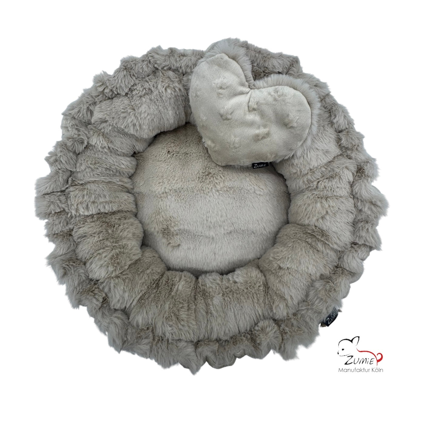 Pompeux Rundbett Gr.S, kleine Hunde-/ Welpen, Farbe Beige