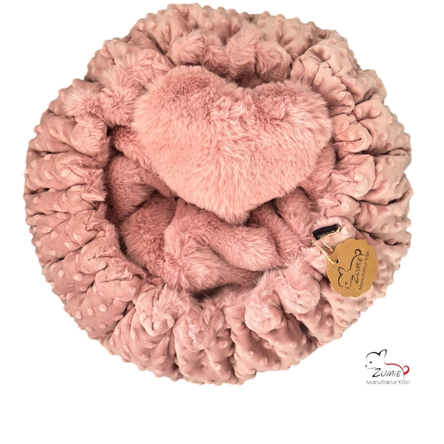 Pompeux Hunde Thermobett /Buddelbett Gr.S  z.B. Chihuahua, Farbe Dusty Rosa