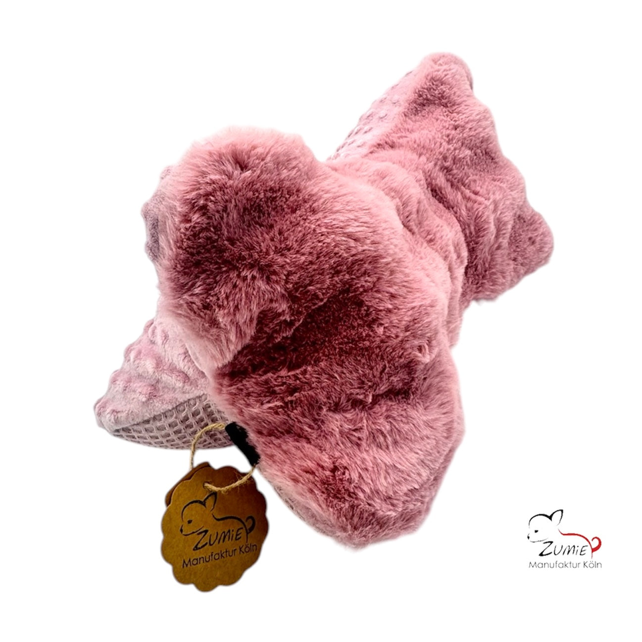ZUMiE Leseknochen Kollektion Pompeux, Bestickung "Chillout Zone" Lurex Garn Silber , Farbe Dusty Rosa