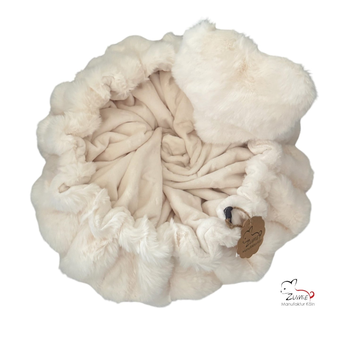 Pompeux Hunde Thermobett /Buddelbett Gr.S  z.B. Chihuahua, Farbe Sahne