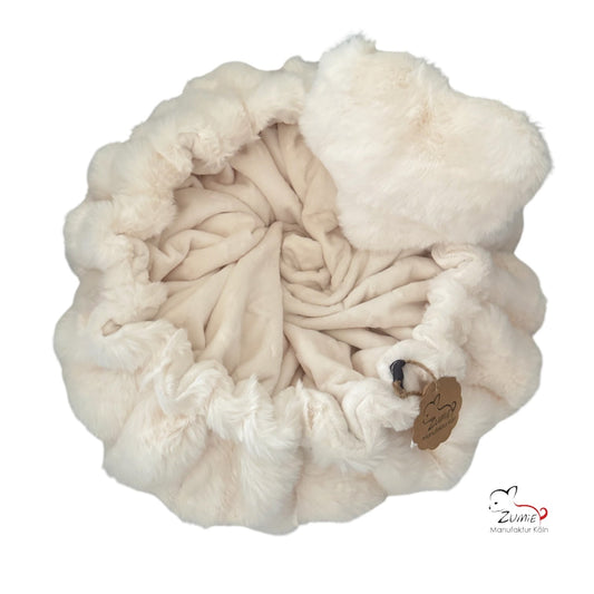 Pompeux Hunde Thermobett /Buddelbett Gr.S  z.B. Chihuahua, Farbe Sahne