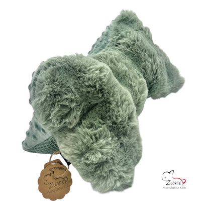 ZUMiE Leseknochen Kollektion Pompeux, Bestickung "Chillout Zone", Farbe Dusty Salbei