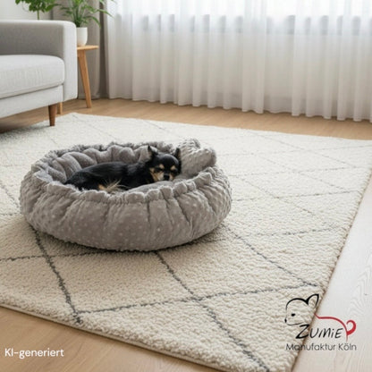 Pompeux Thermobett /Buddelbett für Hunde & Katzen Gr.M, Farbe Grau