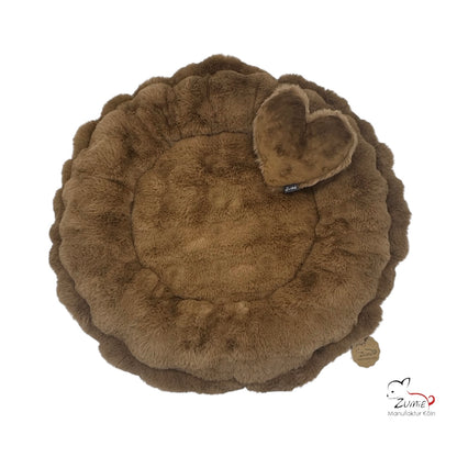 Pompeux Hunde Bodenkissen Rund, Gr. S ca.60cm, Farbe Braun
