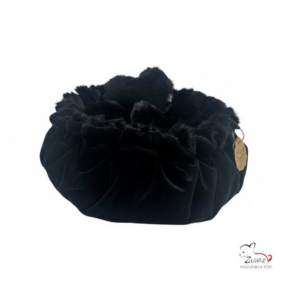 Pompeux Thermobett /Buddelbett für Hunde & Katzen, Gr.M, Farbe Schwarz
