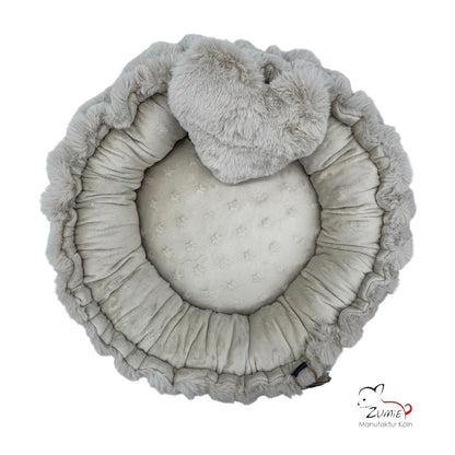 Pompeux Rundbett Gr.S, kleine Hunde-/ Welpen, Farbe Beige