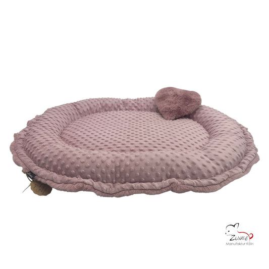 Pompeux Hunde Bodenkissen Oval, Gr. M ca.80cm x 65cm, Farbe Rosa