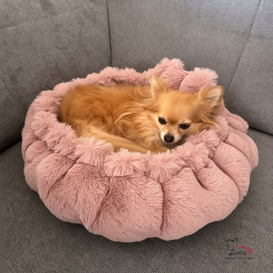 Pompeux Hunde Thermobett /Buddelbett Gr.S  z.B. Chihuahua, Farbe Dusty Rosa