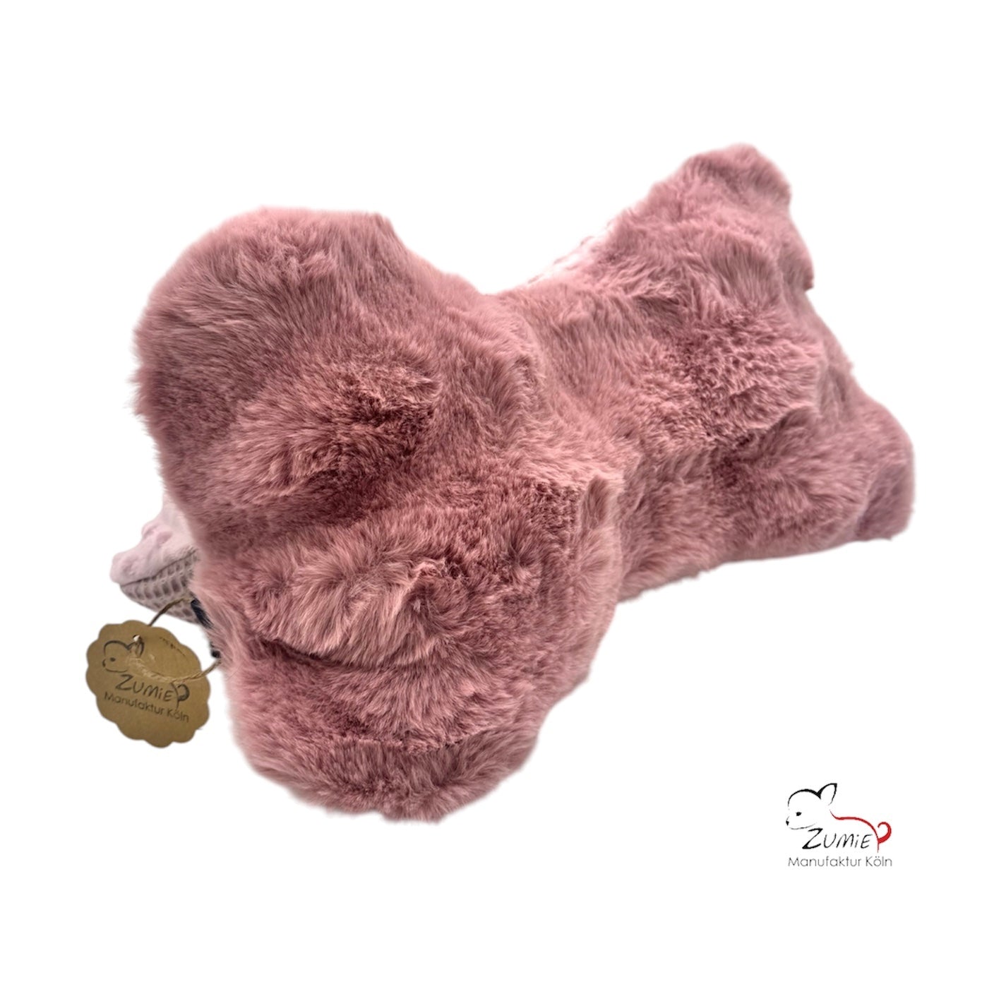 ZUMiE Leseknochen Kollektion Pompeux, Bestickung "Ankerplatz", Farbe Dusty Rosa