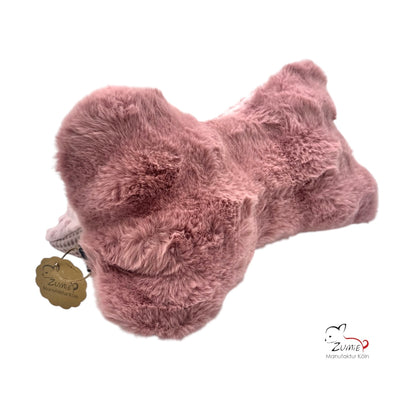 ZUMiE Leseknochen Kollektion Pompeux, Bestickung "Ankerplatz", Farbe Dusty Rosa